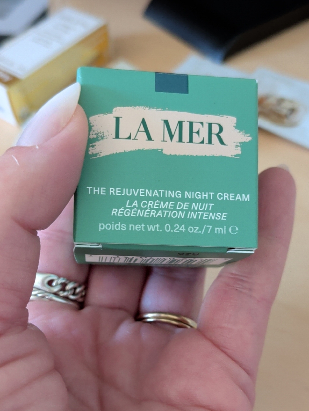 Deluxe Samples La Mer Night Cream Sisley Eye And Lip Contour Cream Cle De Peau